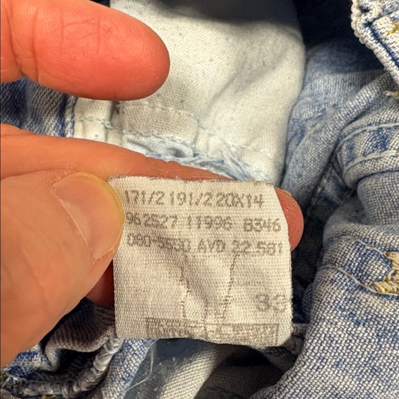 Vintage 80’s riders Classic Blue Denim Kids Jeans 3t - Picture 9 of 9